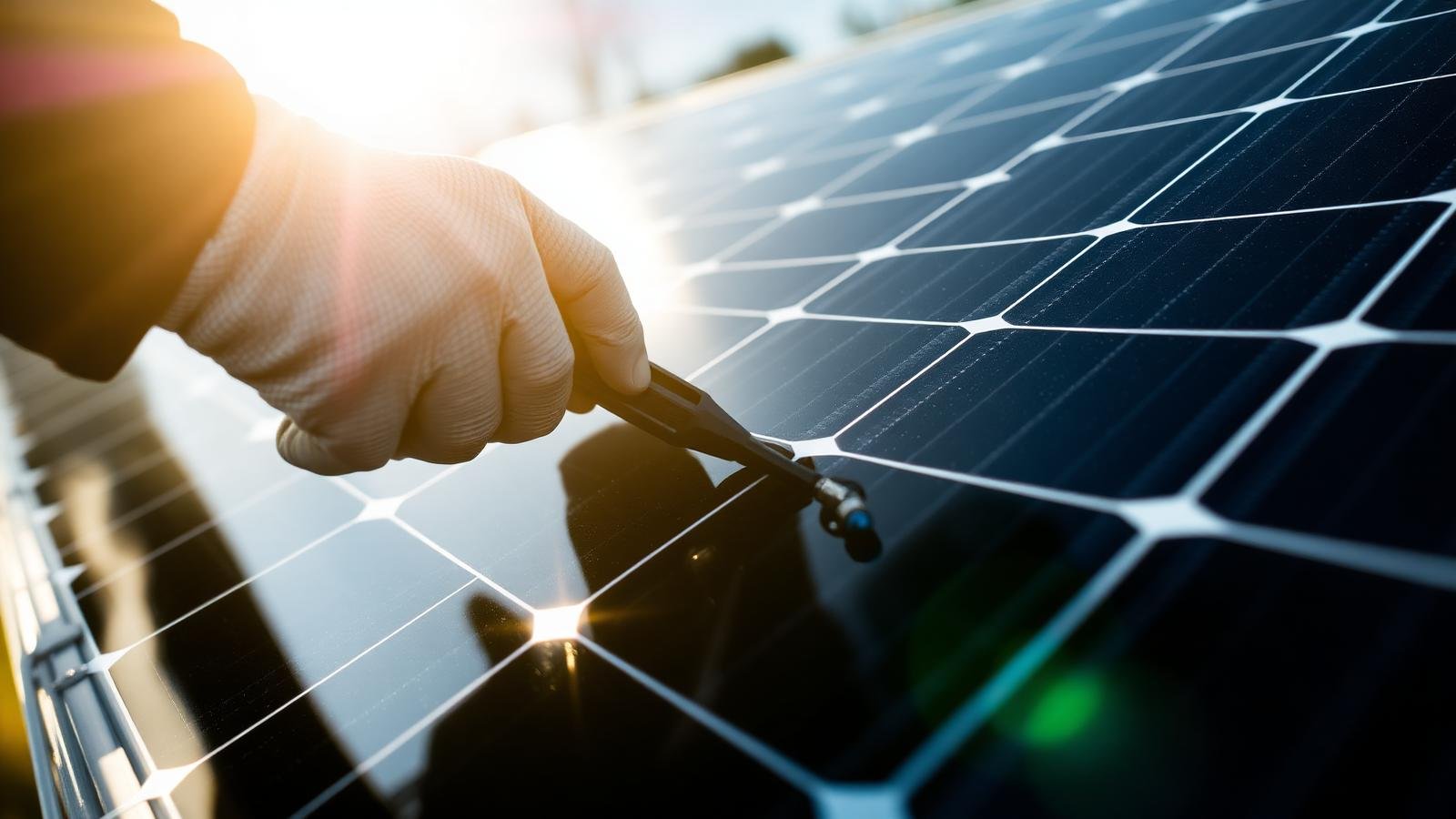 Solar EPC construction and module installation