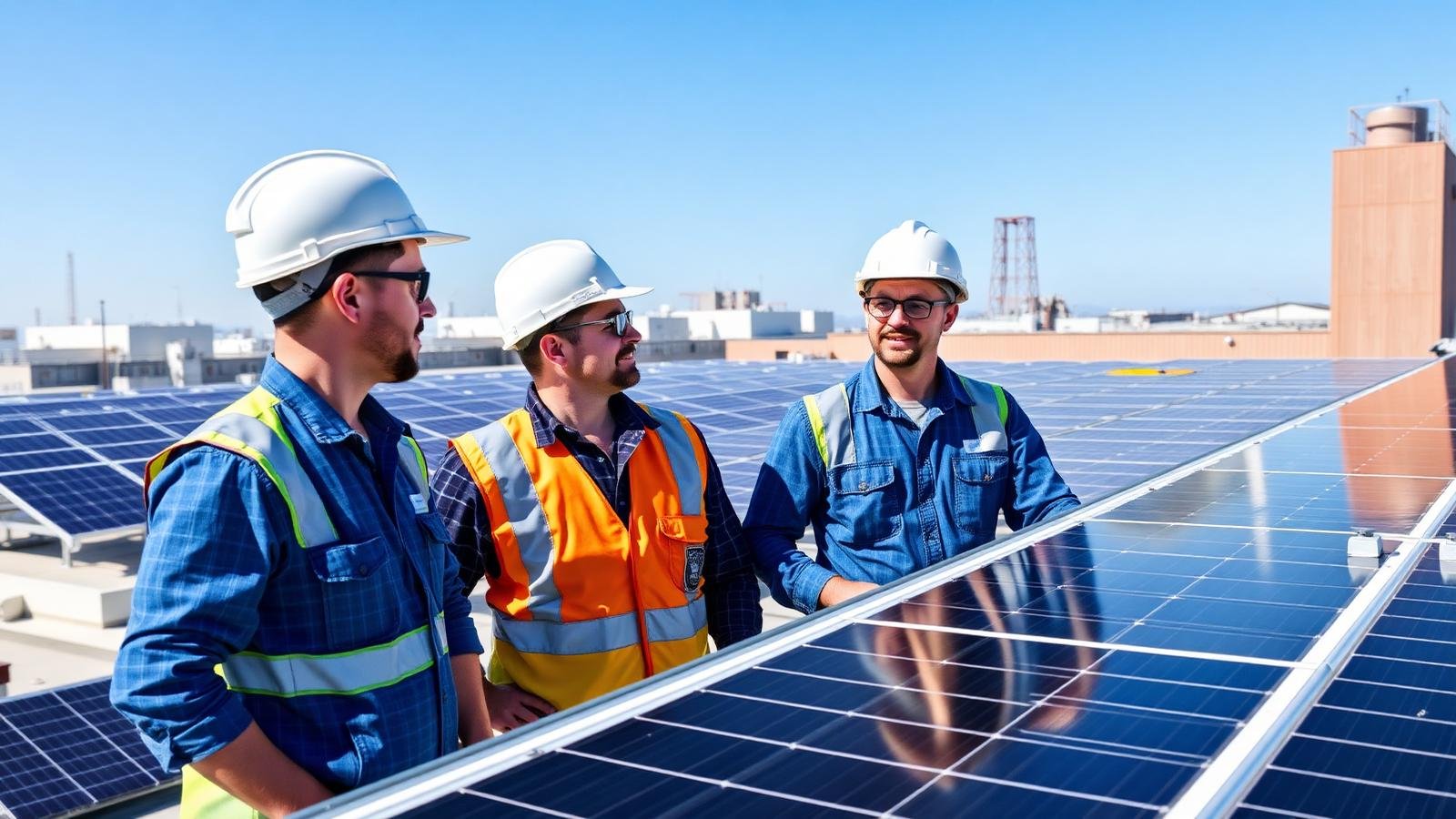 REDELUX team delivering solar projects